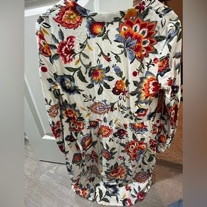 Old navy floral tunic/ Top